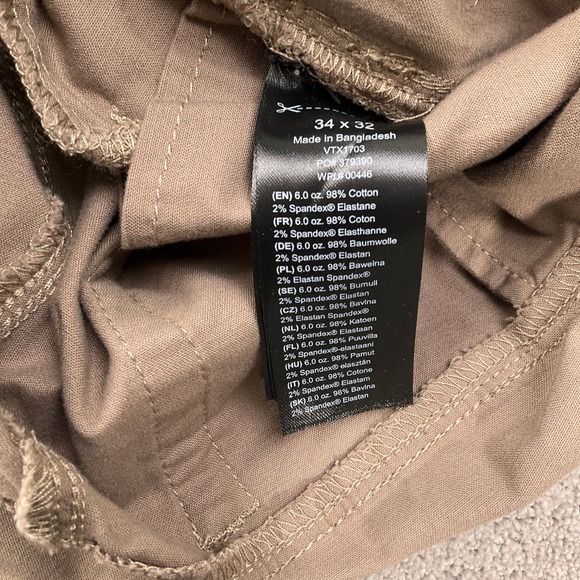 Vertx Delta LT Pants Mens 34W 32L Khaki Tactical Cargo Gorpcore Outdoor Stretch - Picture 5 of 13